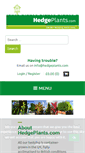 Mobile Screenshot of hedgeplants.com